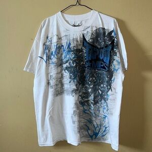 Y2K Tapout MPS Cyber Tribal MMA Mall Goth Emo Tee